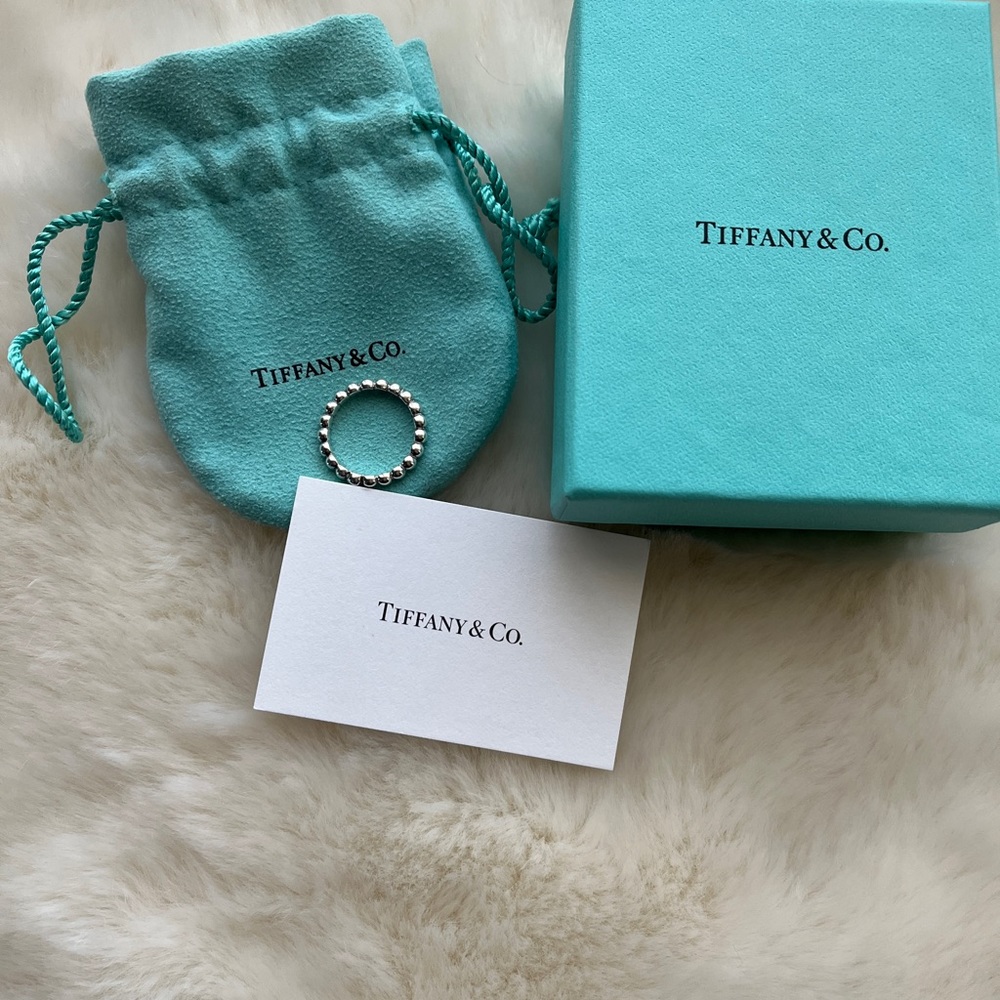 Tiffany & Co. Sterling Ziegfeld Bead Ring